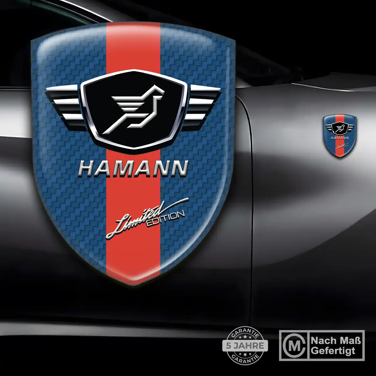 Hamann Emblem Aufkleber Wappen Auto Premiumqualität