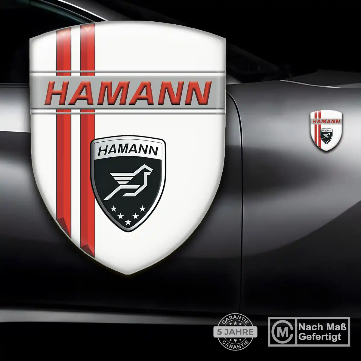 Hamann Emblem Aufkleber Wappen Auto Spitzenqualität