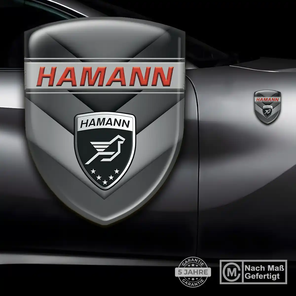 Hamann Emblem Aufkleber Wappen Edles Design