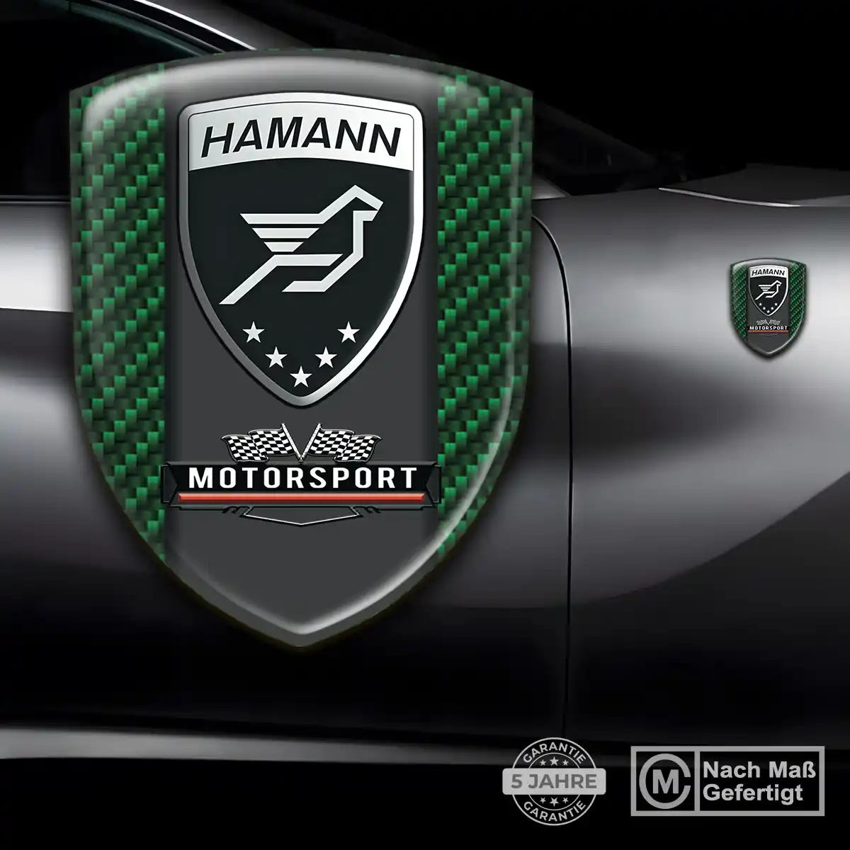 Hamann Emblem Aufkleber Wappen Elegantes Design