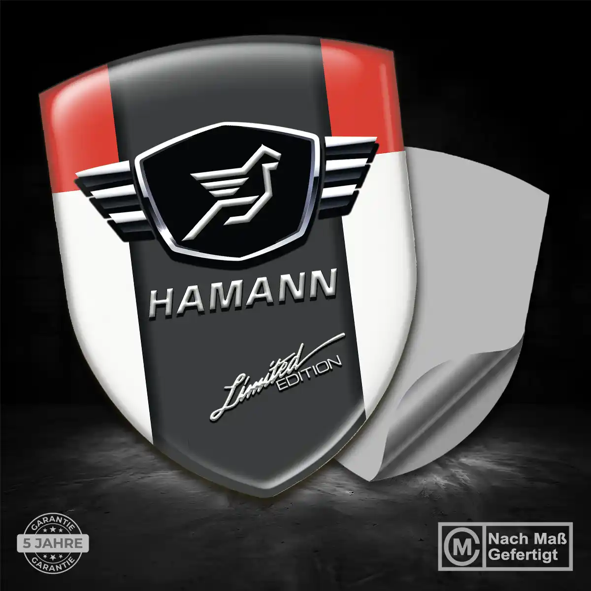 Hamann Emblem Aufkleber Wappen Höchste Qualität