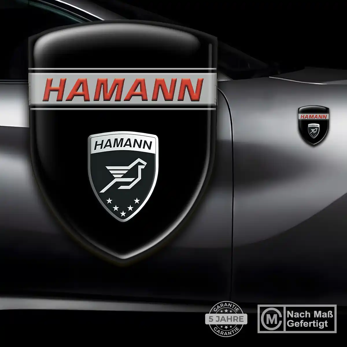 Hamann Emblem Aufkleber Wappen Hohe Qualität