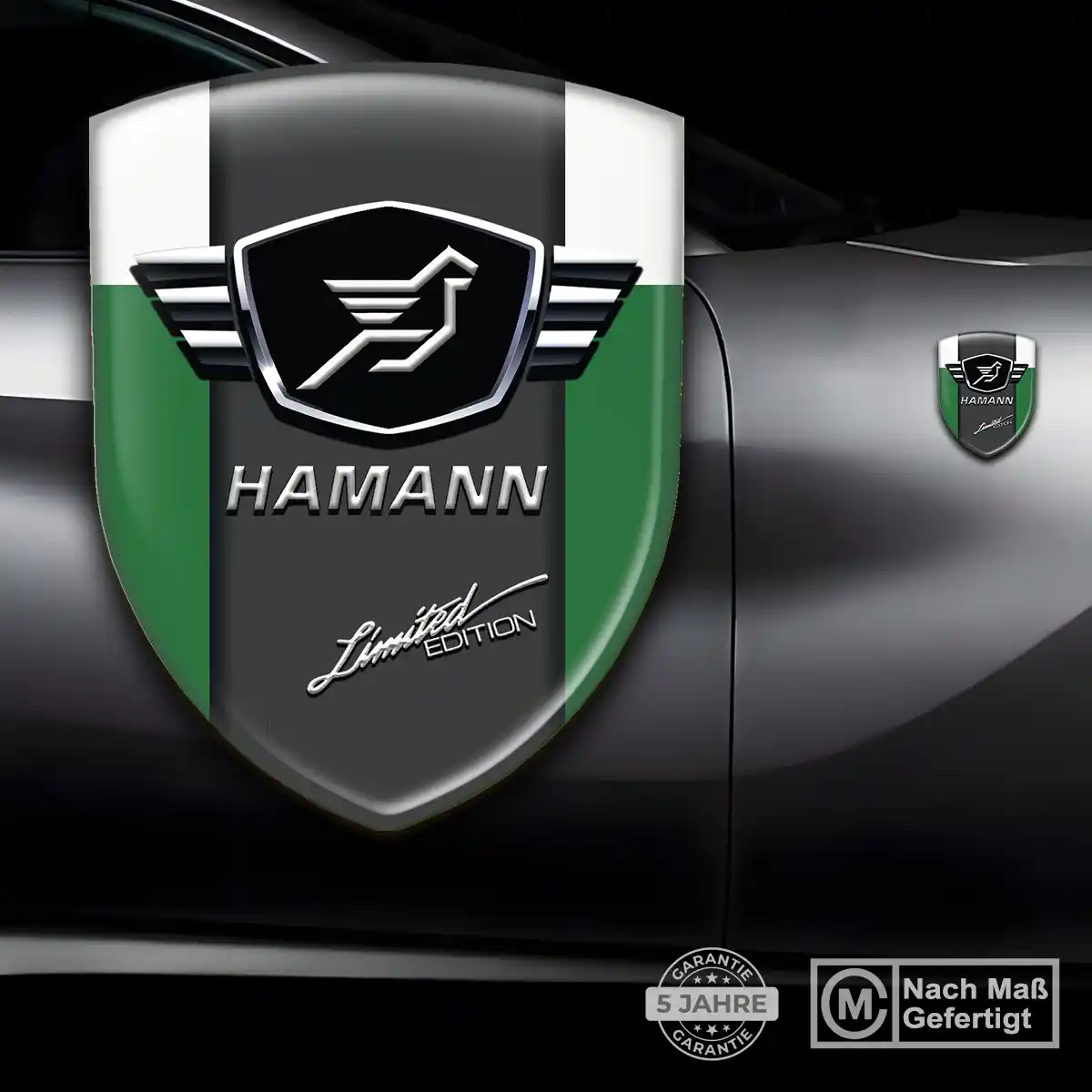 Hamann Emblem Aufkleber Wappen Interieurdesign
