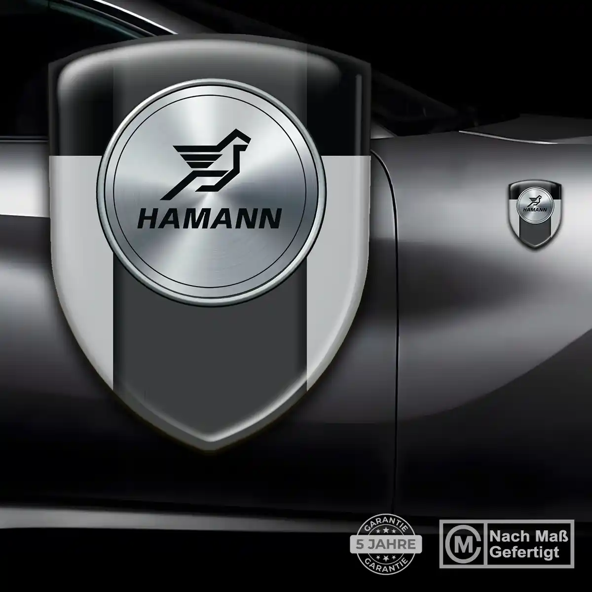 Hamann Emblem Aufkleber Wappen Modernes Design
