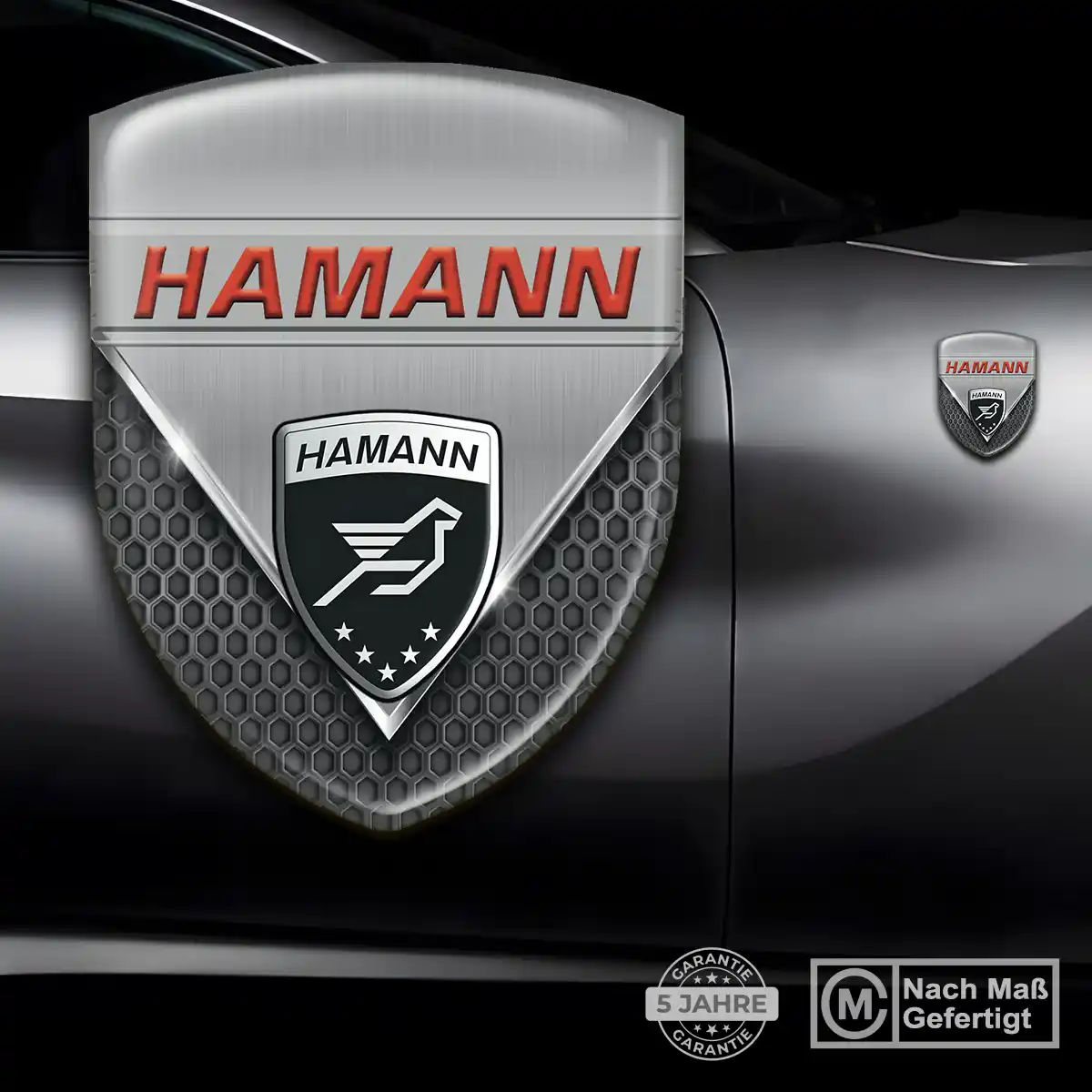 Hamann Emblem Aufkleber Wappen Premium-Edition