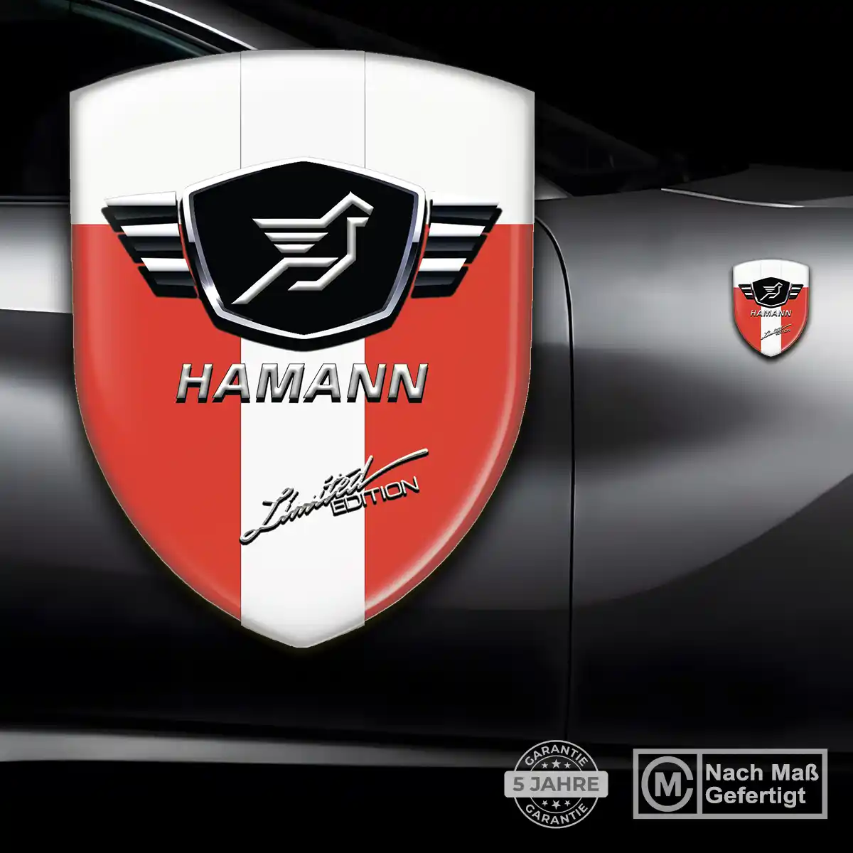 Hamann Emblem Aufkleber Wappen Premiumqualität