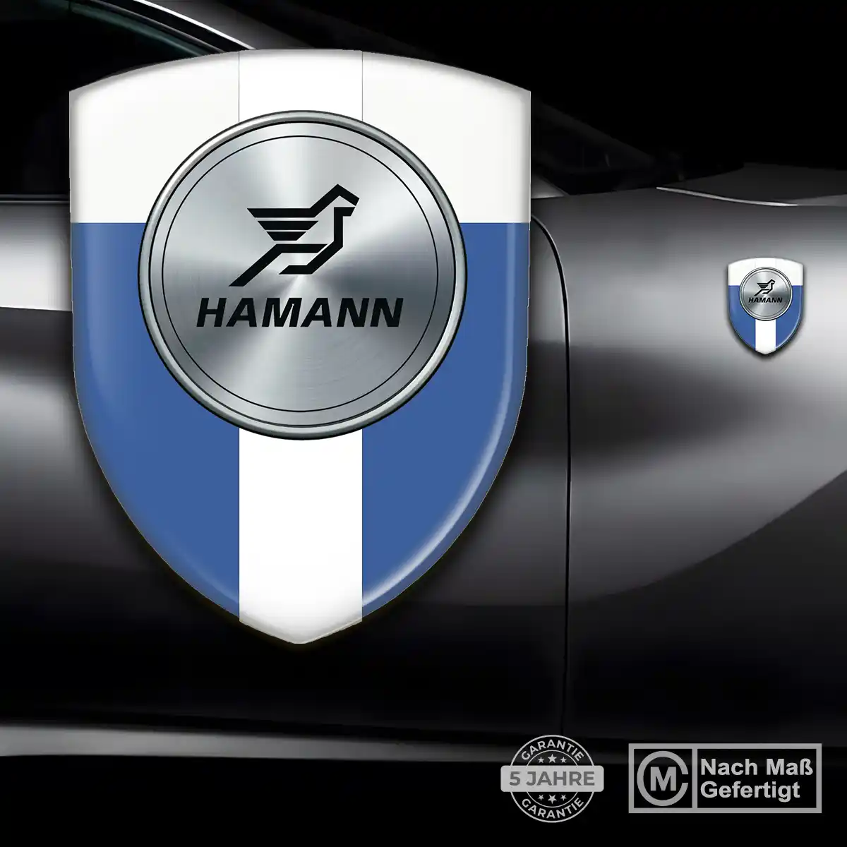 Hamann Emblem Aufkleber Wappen Stilvolles Design