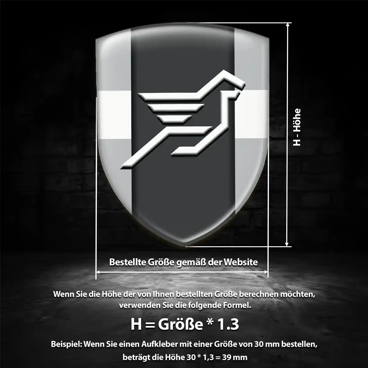 Hamann Emblem Aufkleber Wappen Tuningfahrzeug