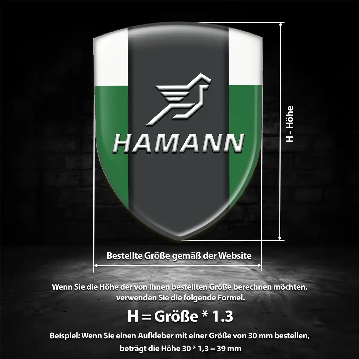 Hamann Emblem Auto Überzeugende Qualität