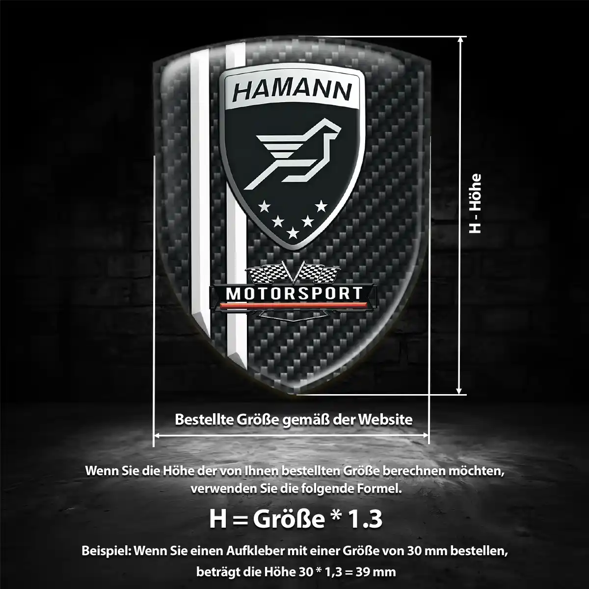 Hamann Emblem Auto Edles Design