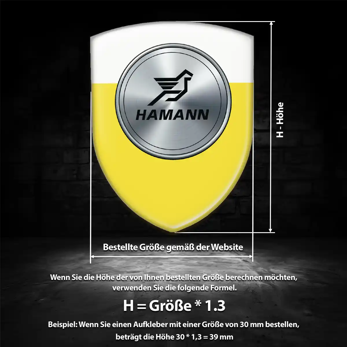 Hamann Emblem Auto Erstklassige Qualität