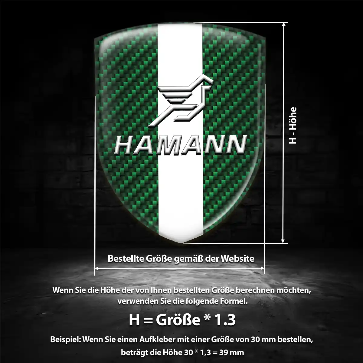 Hamann Emblem Auto Hohe Qualität