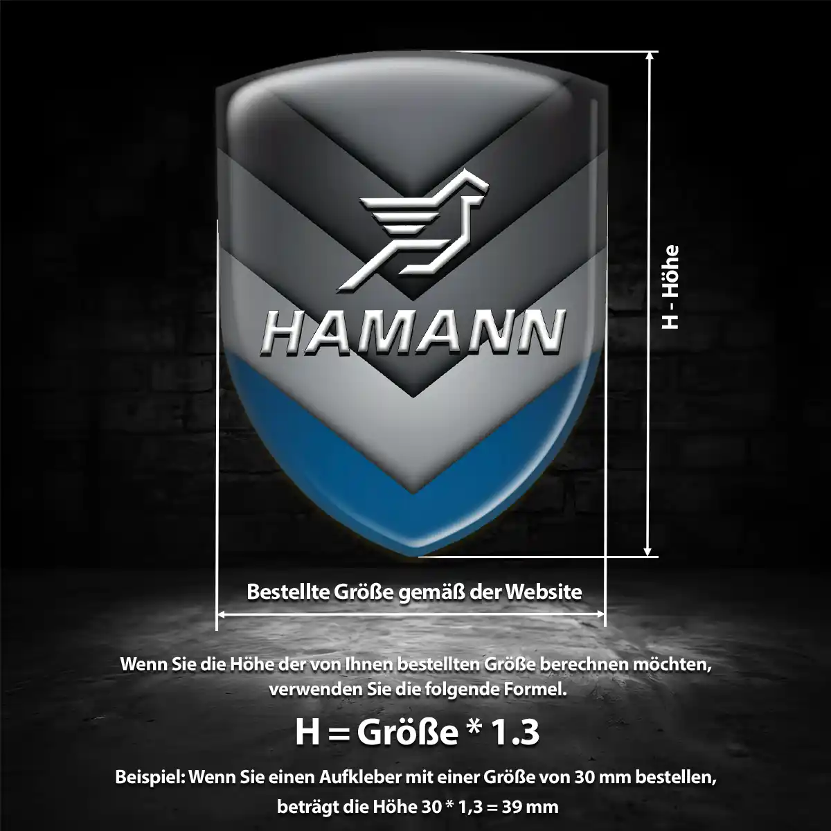 Hamann Emblem Auto Markenedition