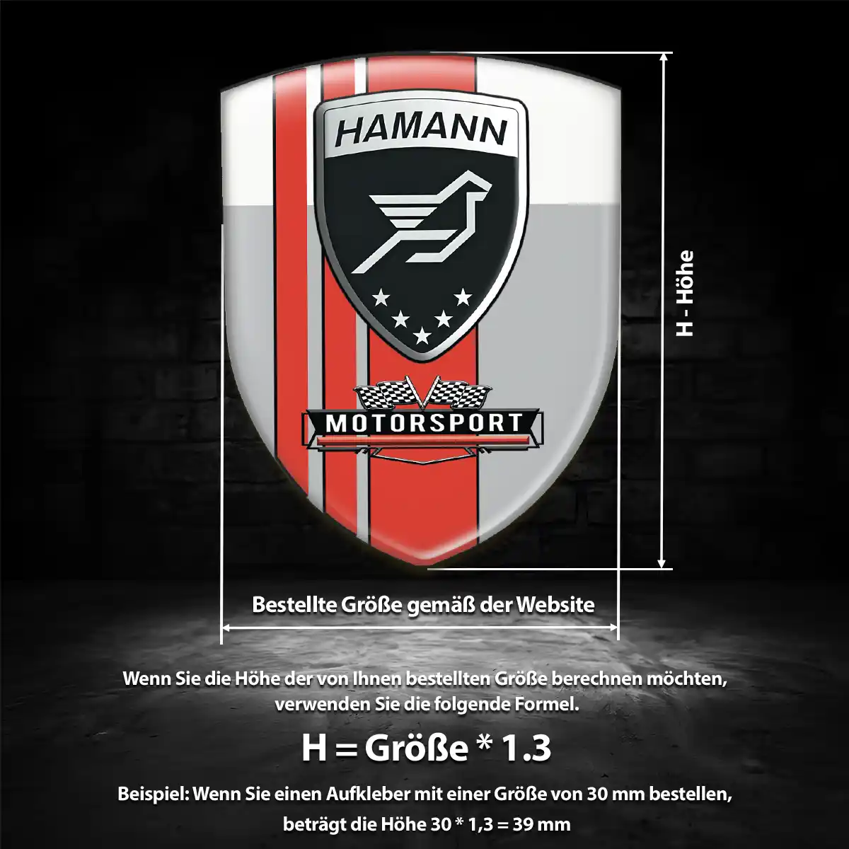 Hamann Emblem Auto Premiumqualität