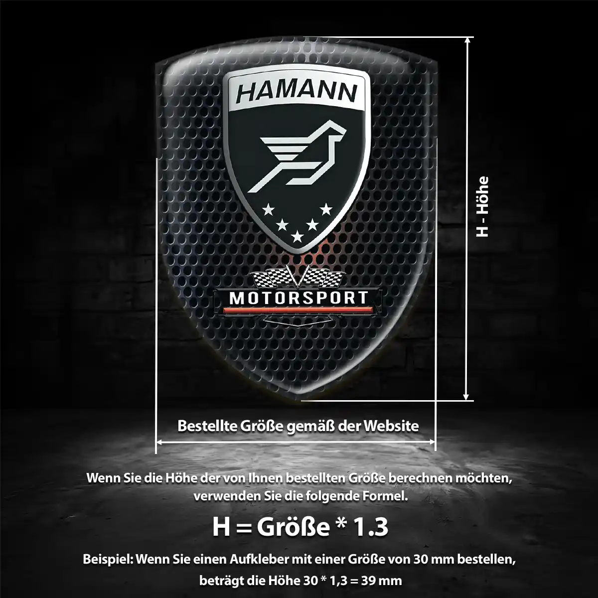 Hamann Emblem Auto Stilvolles Design