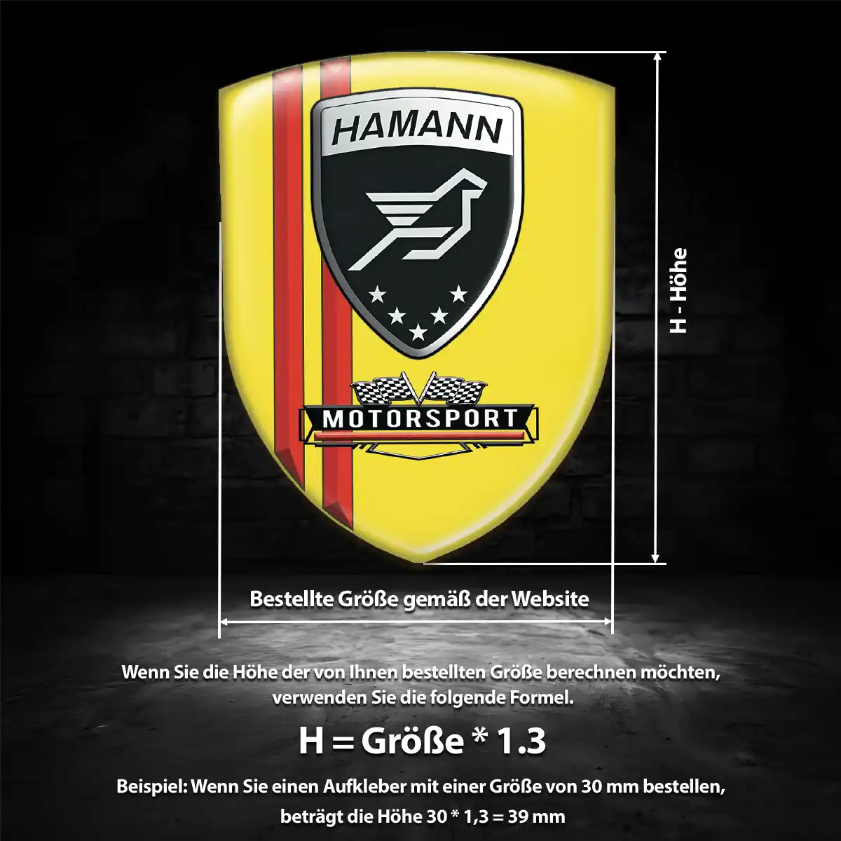 Hamann Emblem Erstklassige Qualität