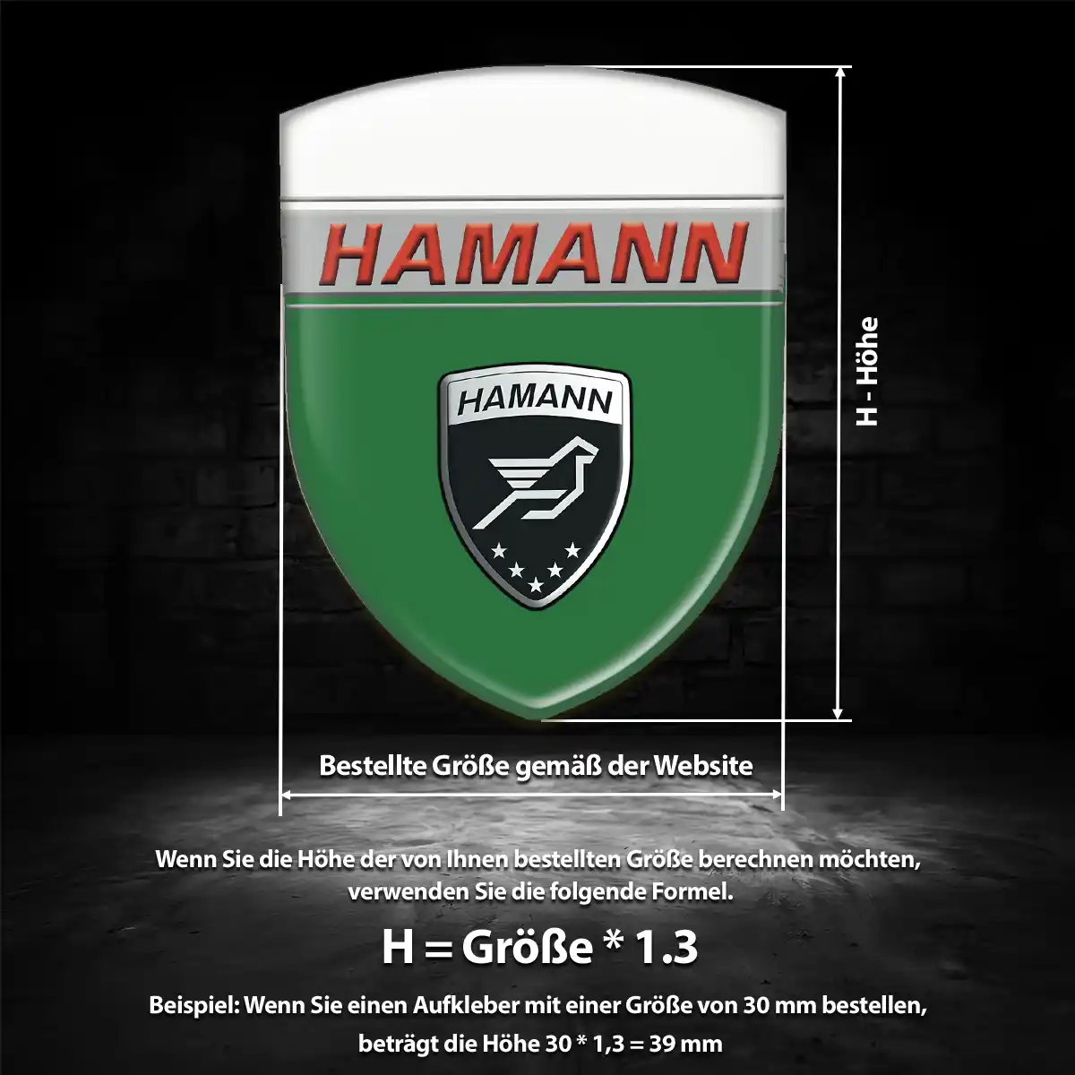 Hamann Emblem Premiumqualität