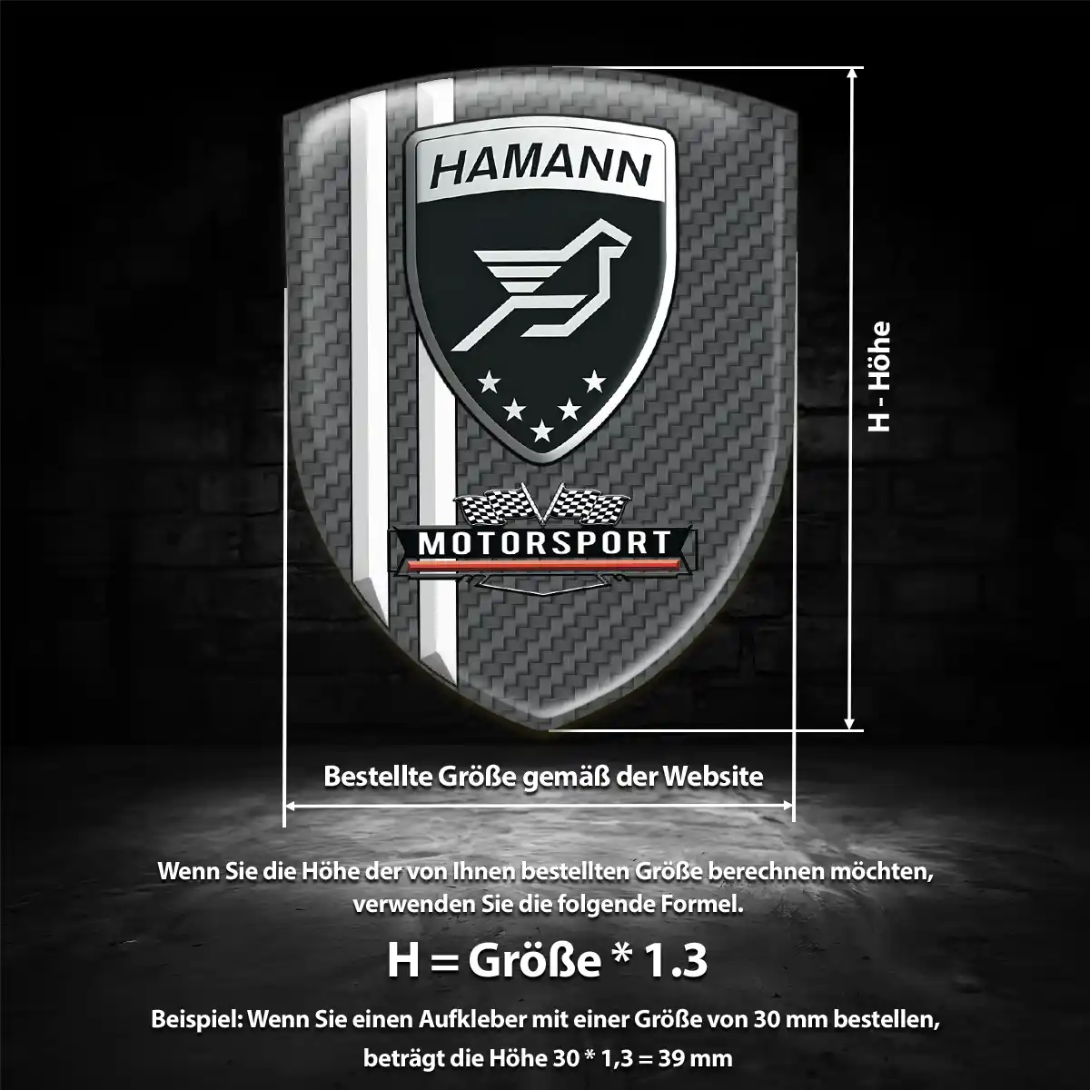 Hamann Emblem Stilvolles Design