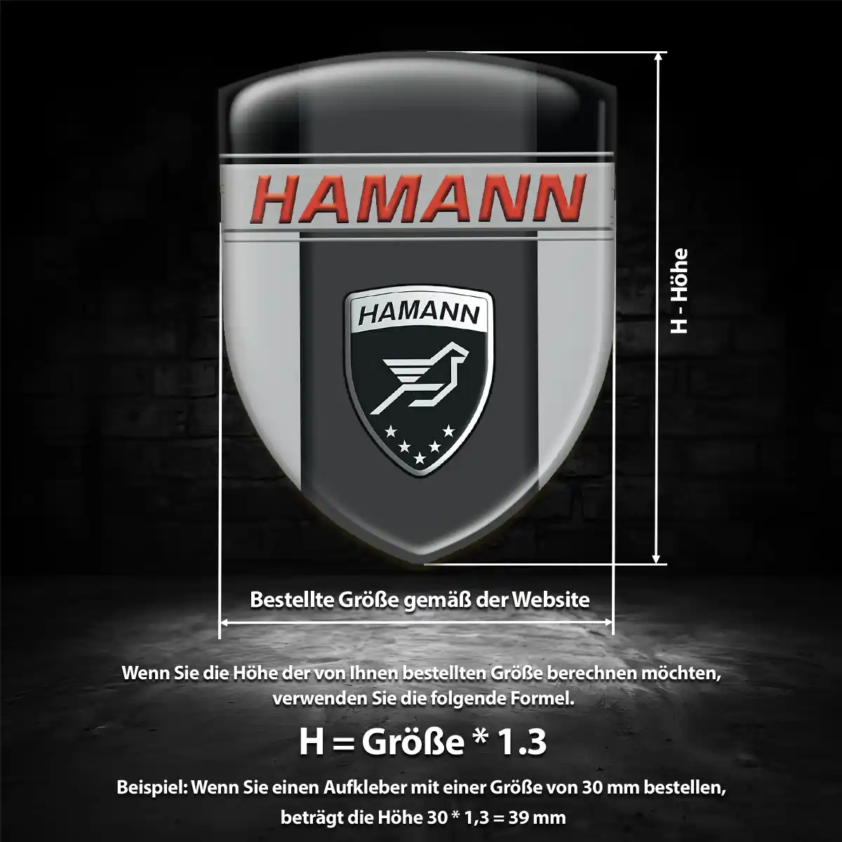 Hamann Emblem Wappen Anspruchsvolles Design