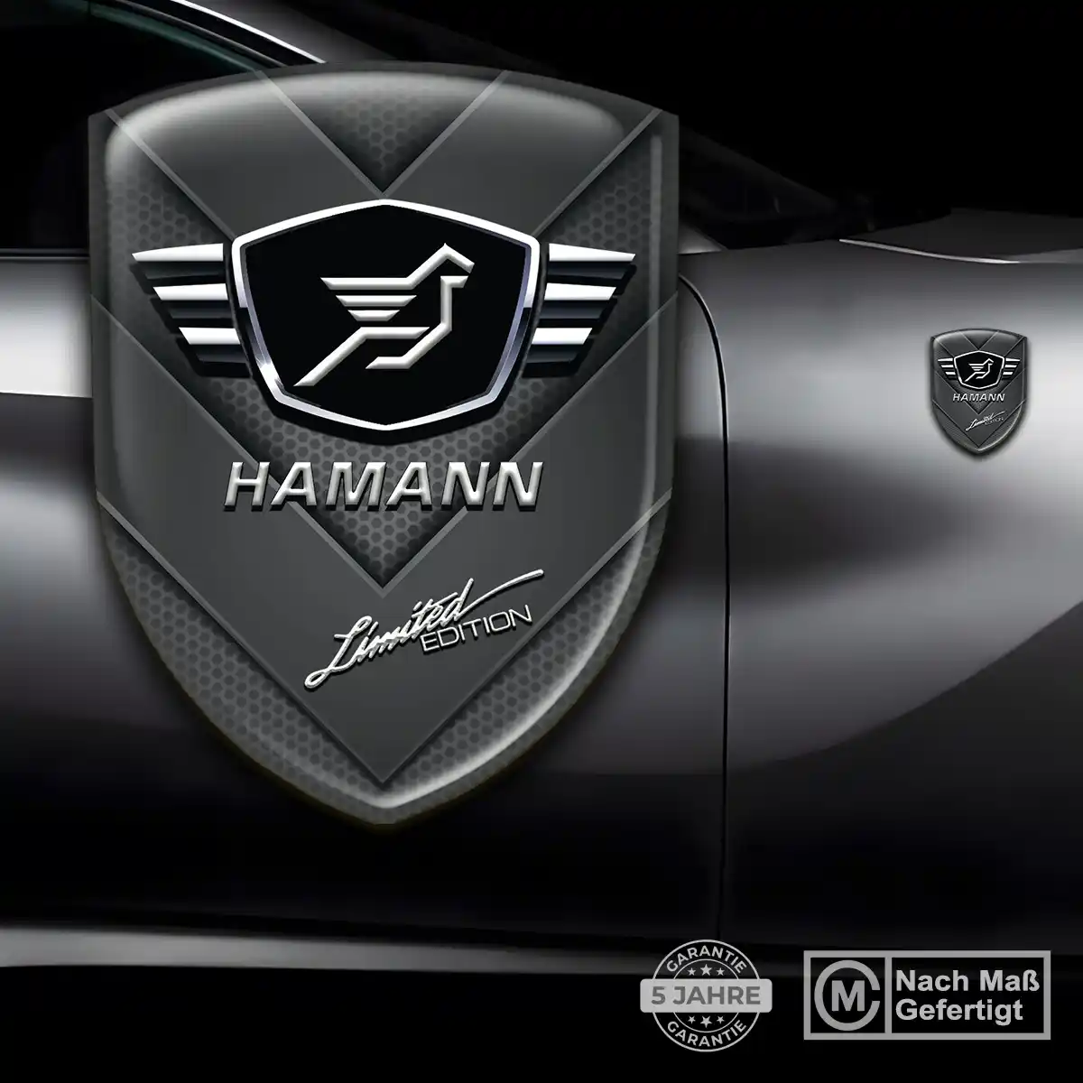 Hamann Emblem Wappen Aufkleber Anspruchsvolles Design