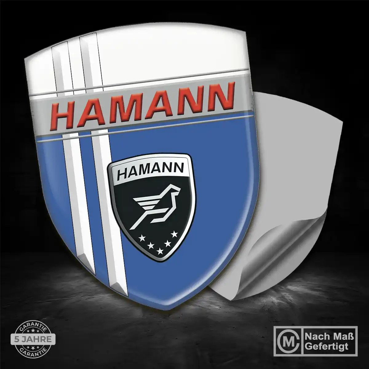 Hamann Emblem Wappen Aufkleber Auto Edles Design