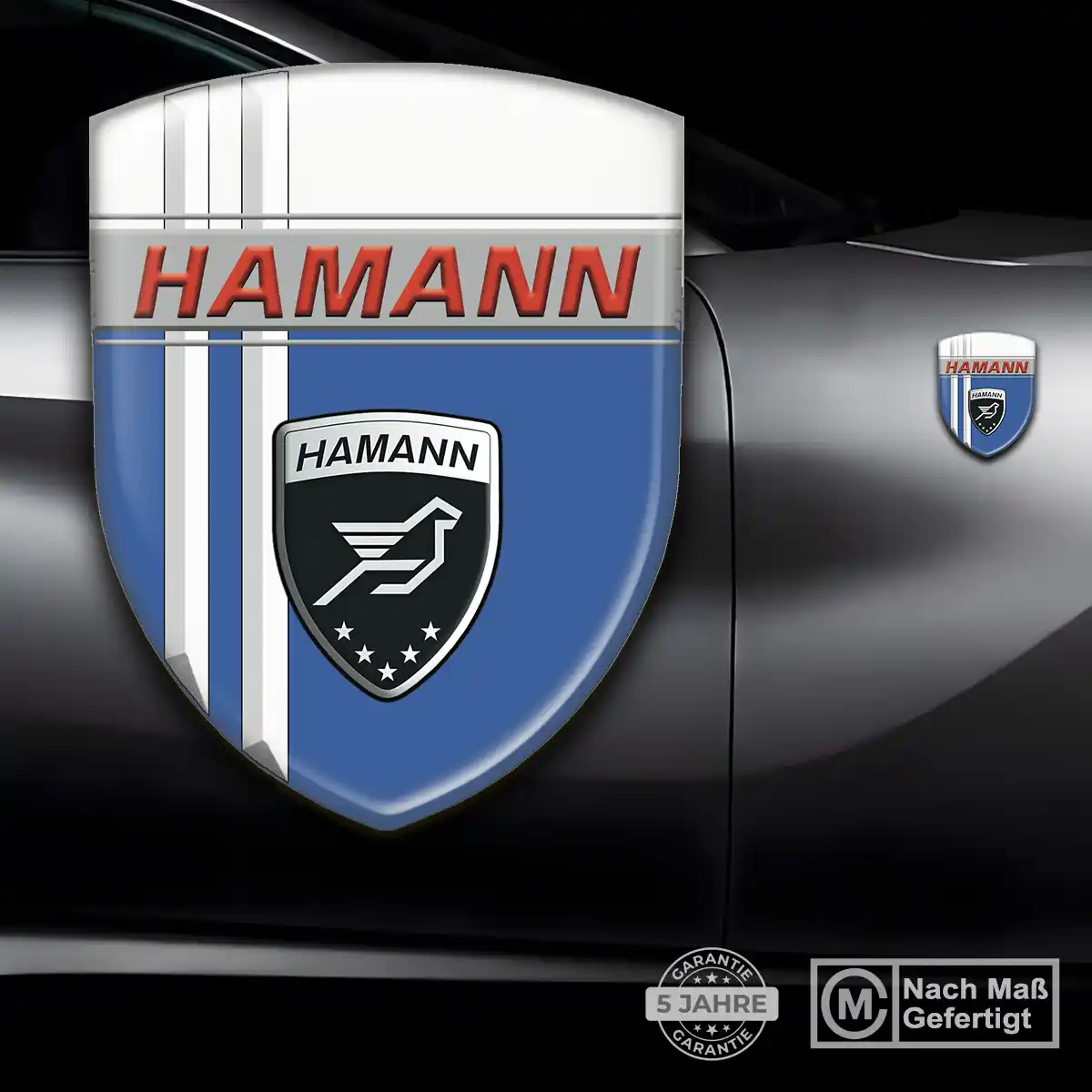 Hamann Emblem Wappen Aufkleber Auto Edles Design