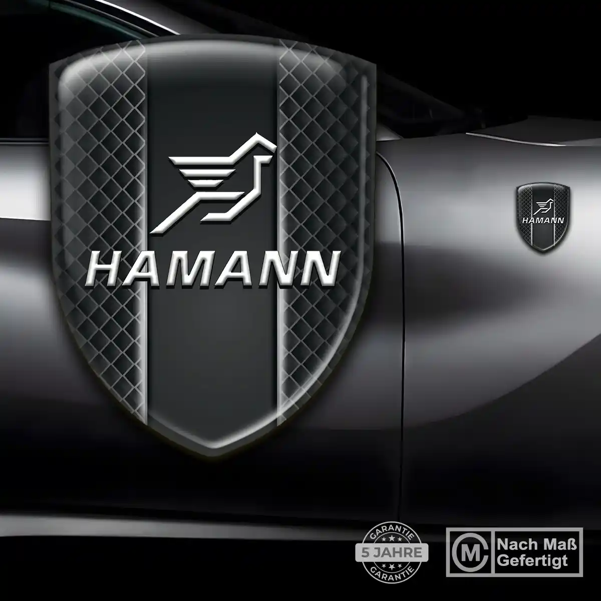 Hamann Emblem Wappen Aufkleber Auto Erstklassige Qualität