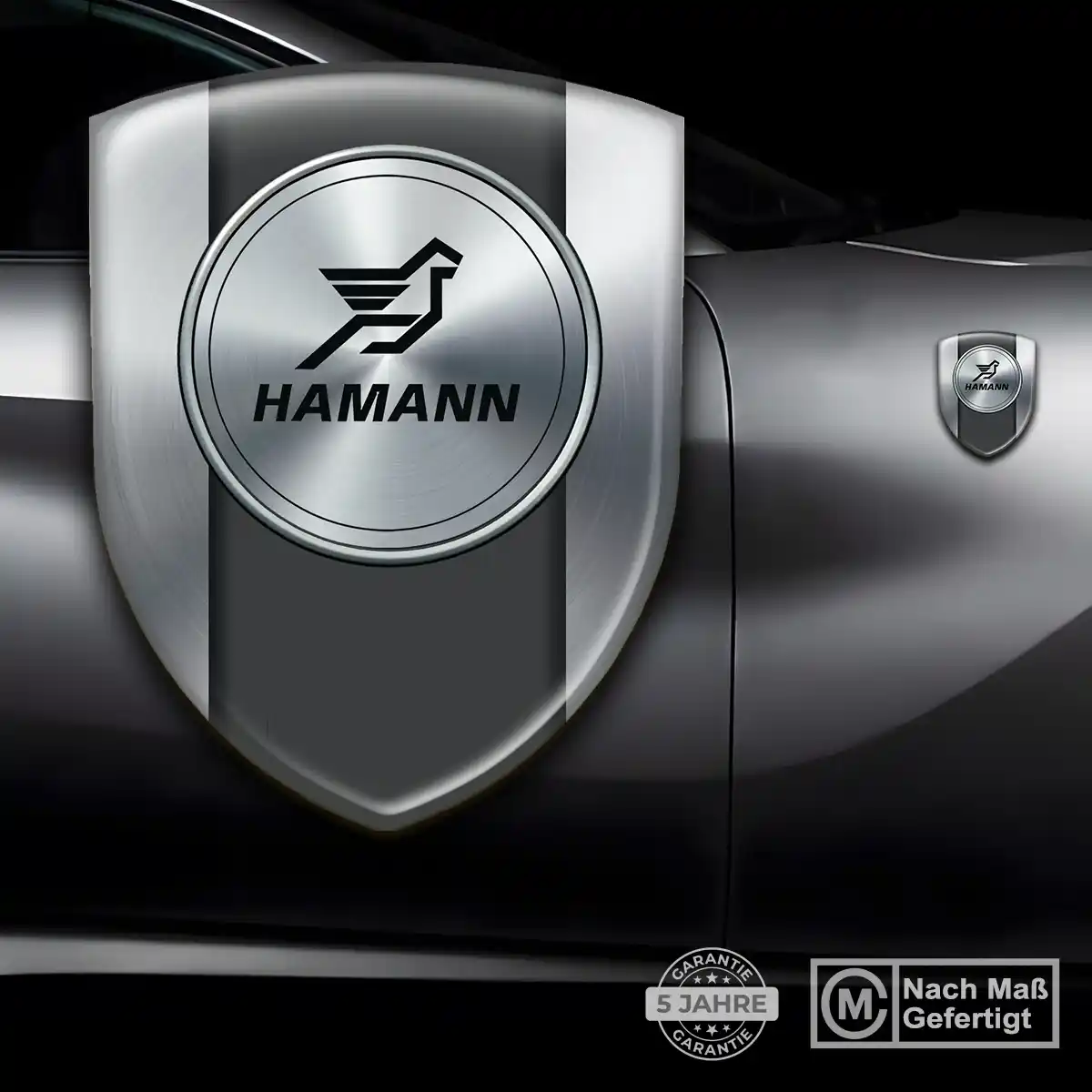 Hamann Emblem Wappen Aufkleber Auto Exterieurdesign