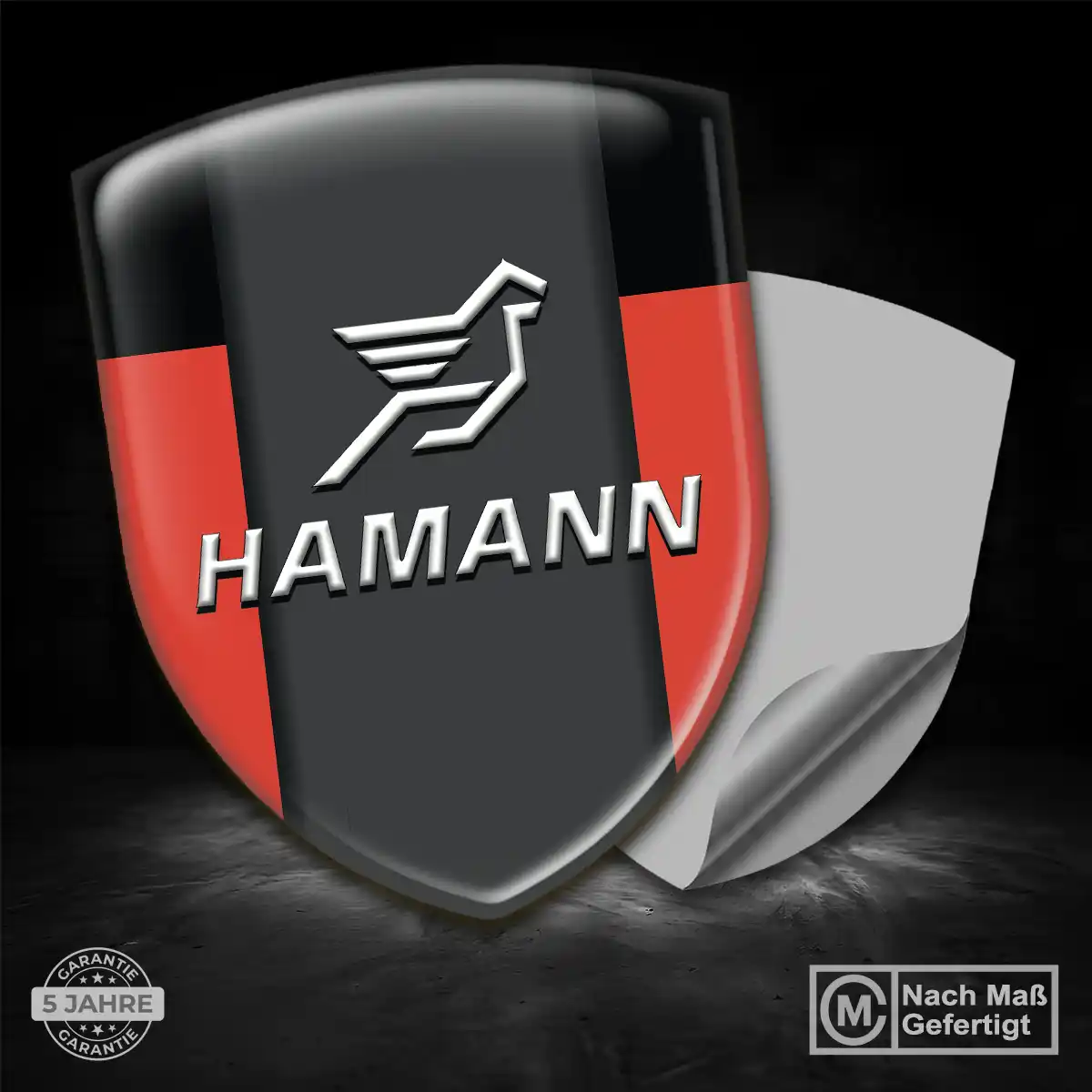 Hamann Emblem Wappen Aufkleber Auto Höchste Qualität