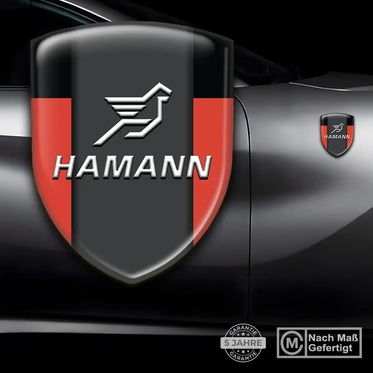Hamann Emblem Wappen Aufkleber Auto Höchste Qualität
