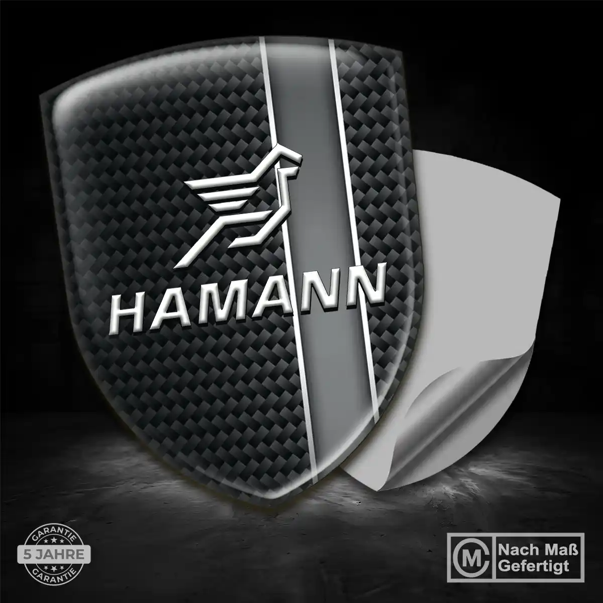 Hamann Emblem Wappen Aufkleber Auto Hohe Qualität