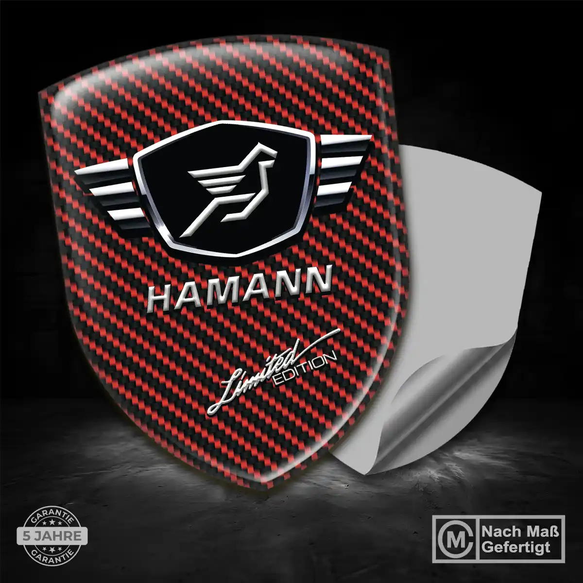 Hamann Emblem Wappen Aufkleber Auto Limitierte Auflage