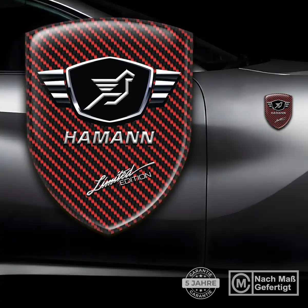 Hamann Emblem Wappen Aufkleber Auto Limitierte Auflage