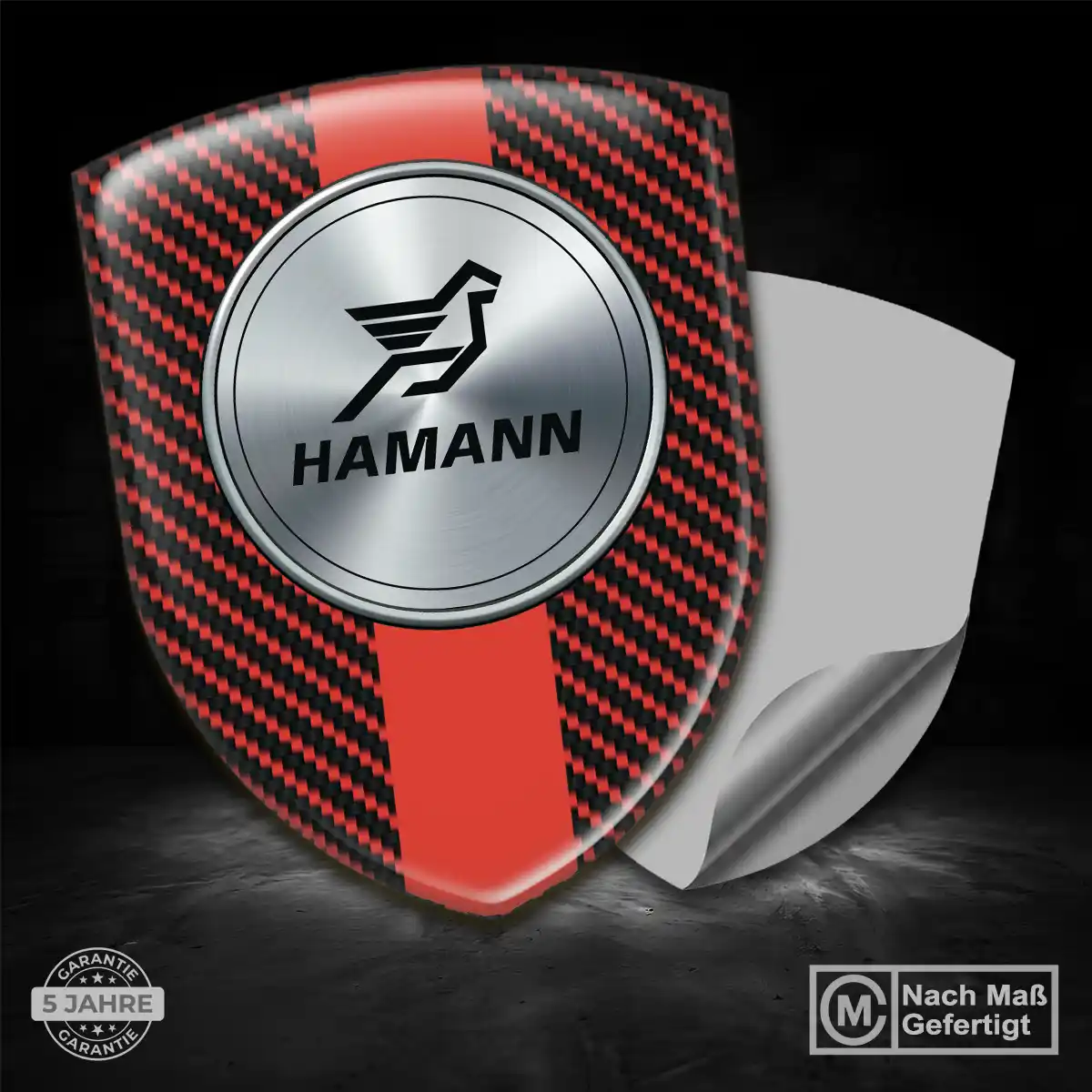 Hamann Emblem Wappen Aufkleber Auto Luxus-Edition