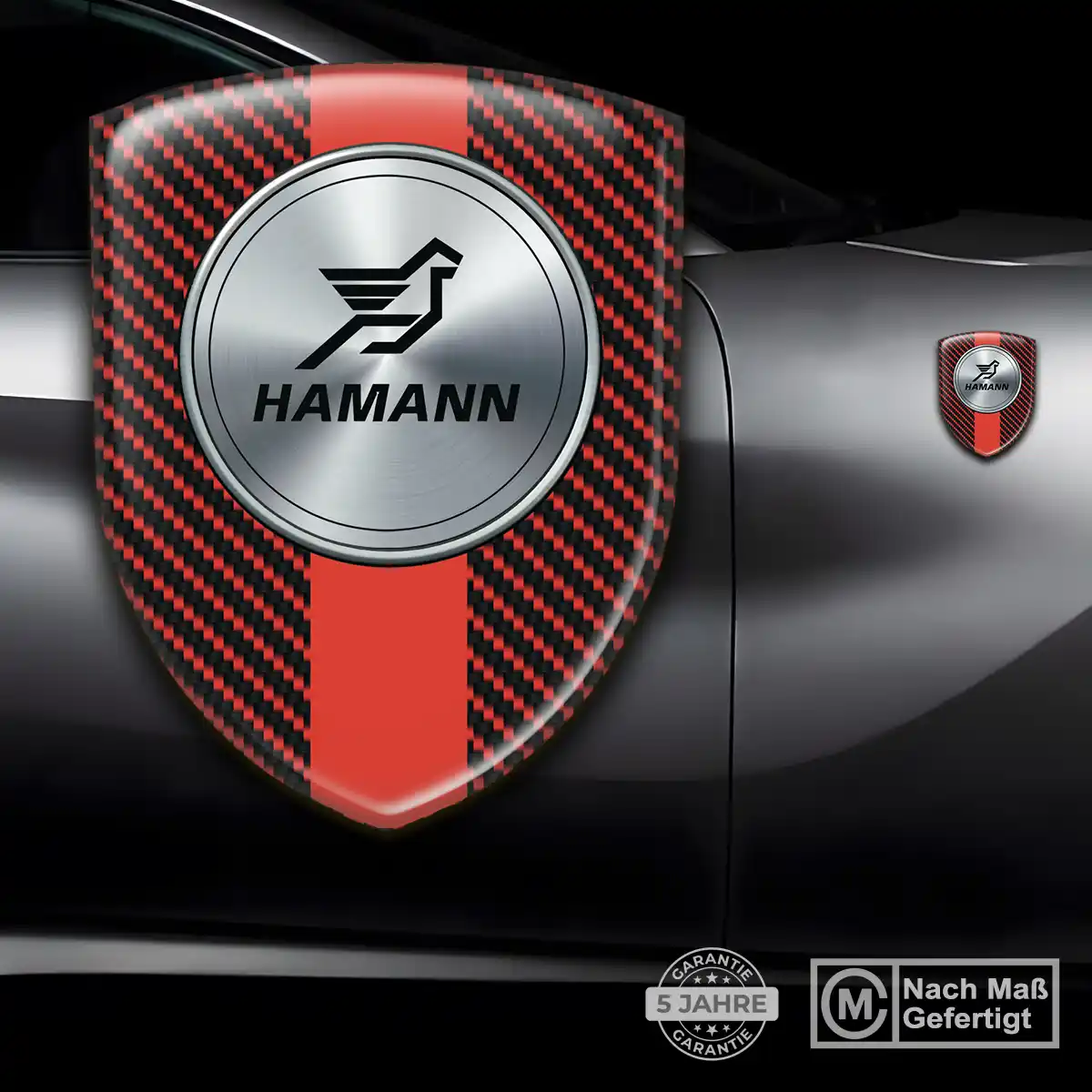 Hamann Emblem Wappen Aufkleber Auto Luxus-Edition