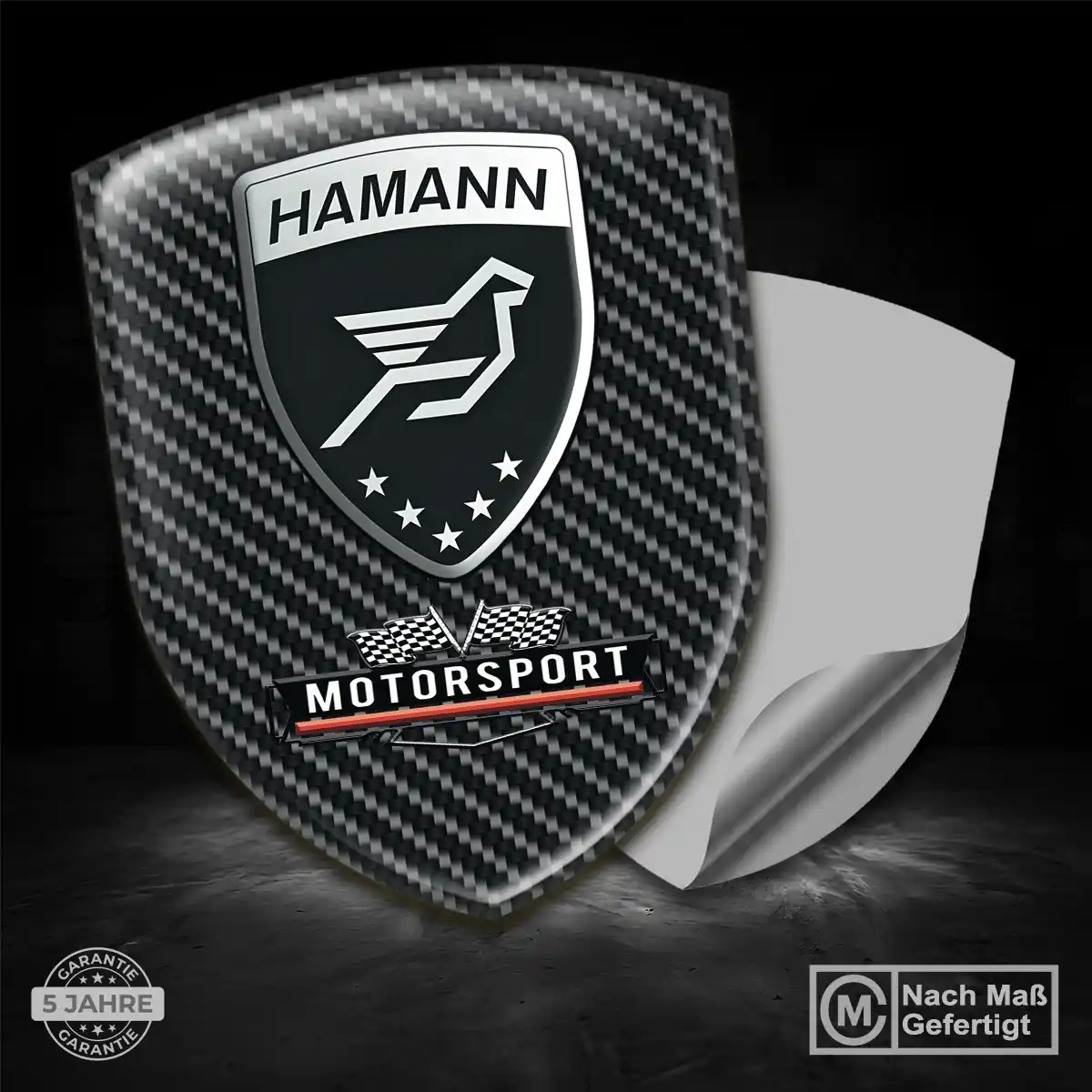 Hamann Emblem Wappen Aufkleber Auto Markenedition