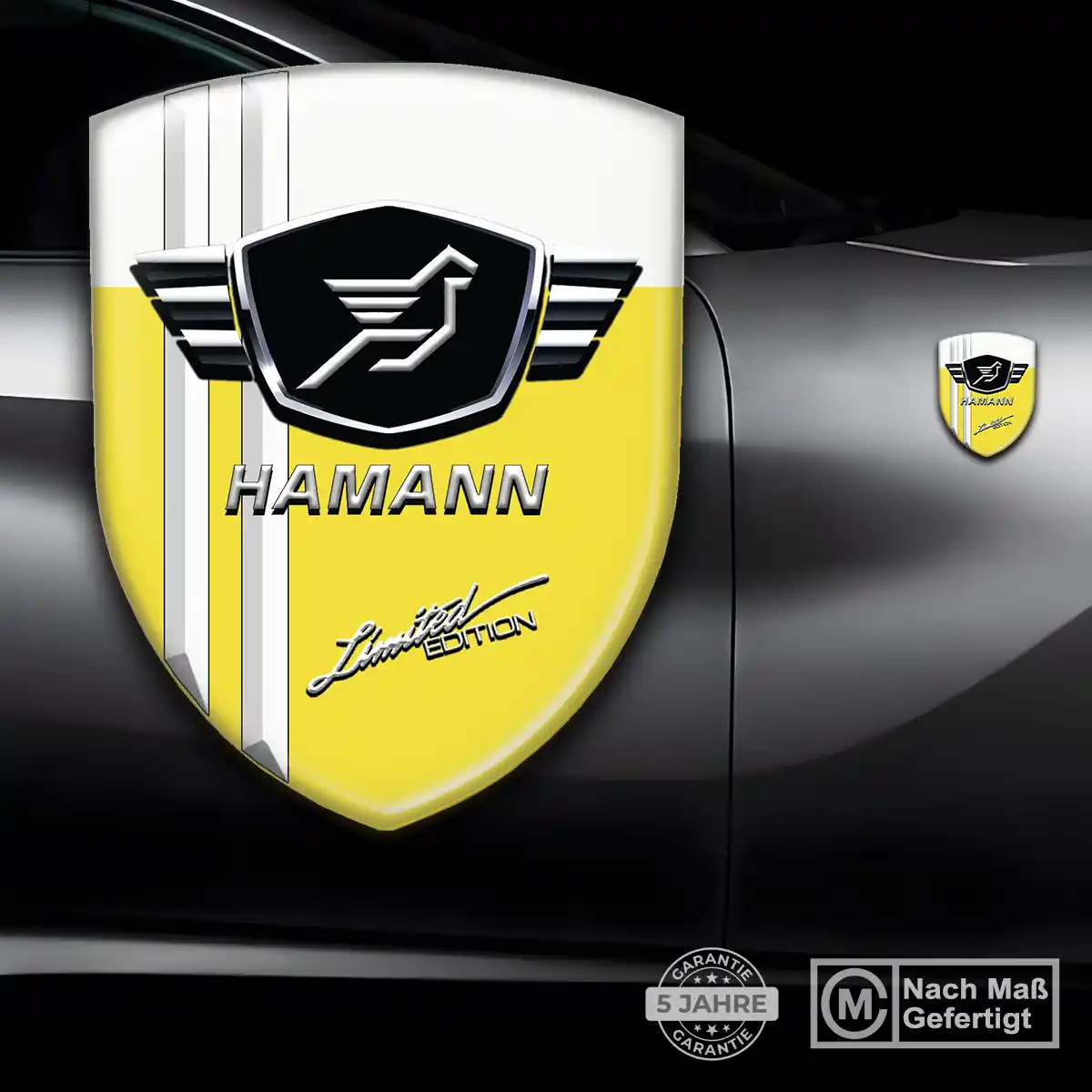 Hamann Emblem Wappen Aufkleber Auto Modernes Design