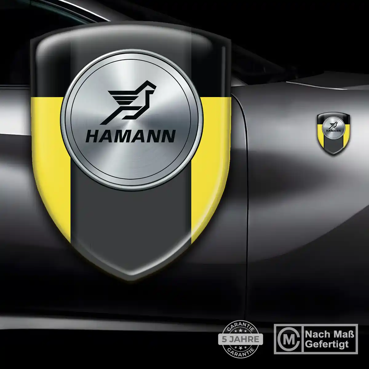 Hamann Emblem Wappen Aufkleber Auto Premium-Edition