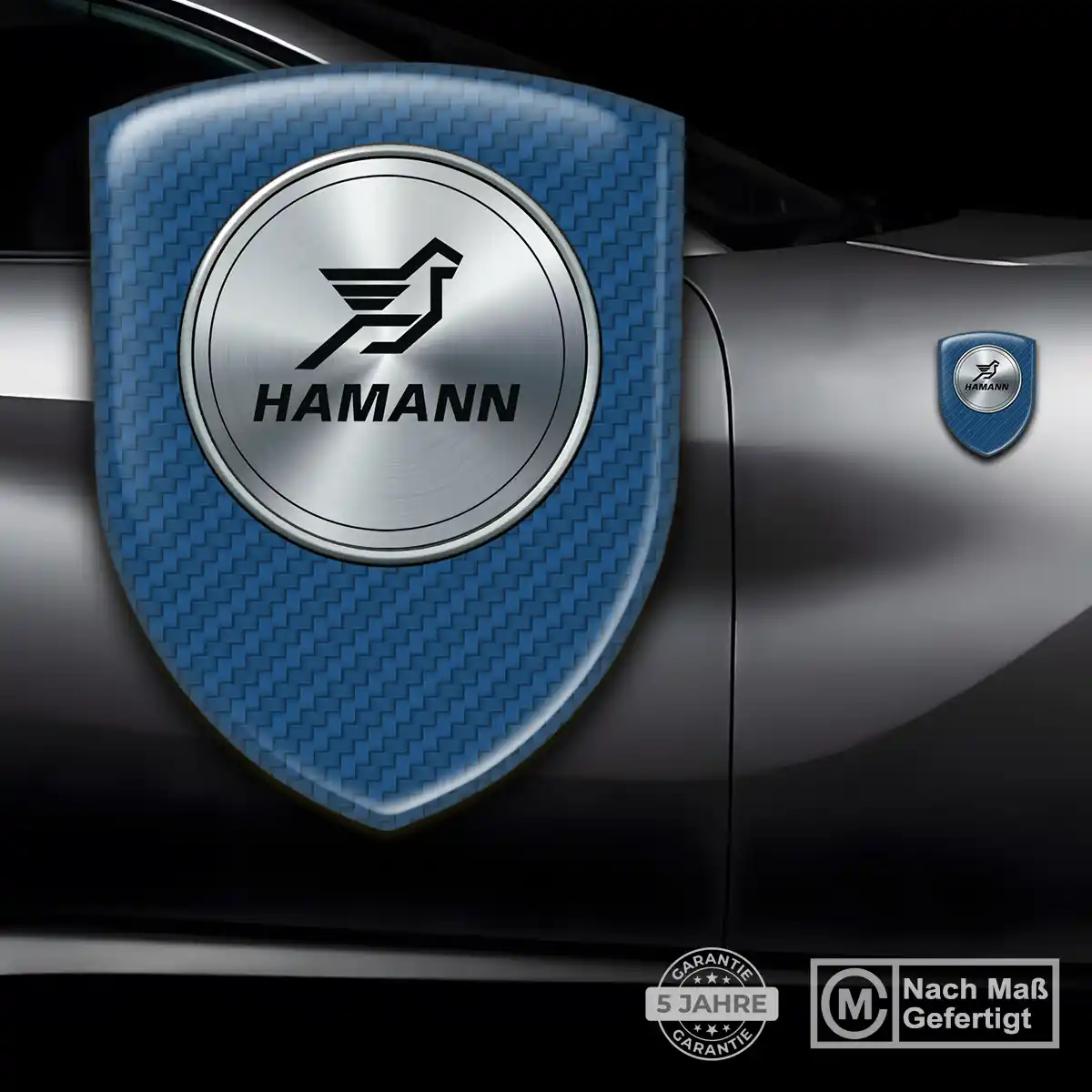 Hamann Emblem Wappen Aufkleber Auto Premiumqualität