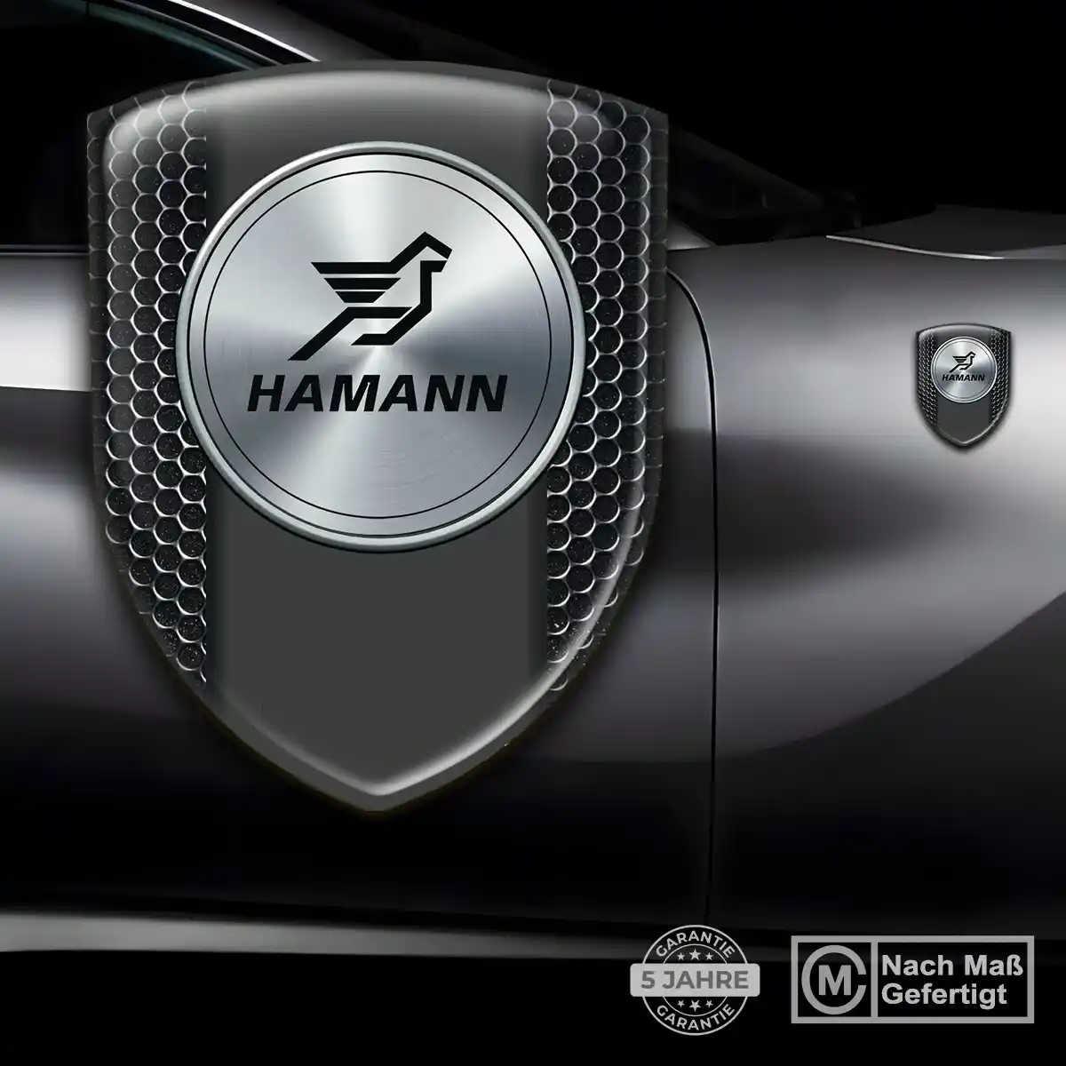 Hamann Emblem Wappen Aufkleber Auto Spitzenqualität