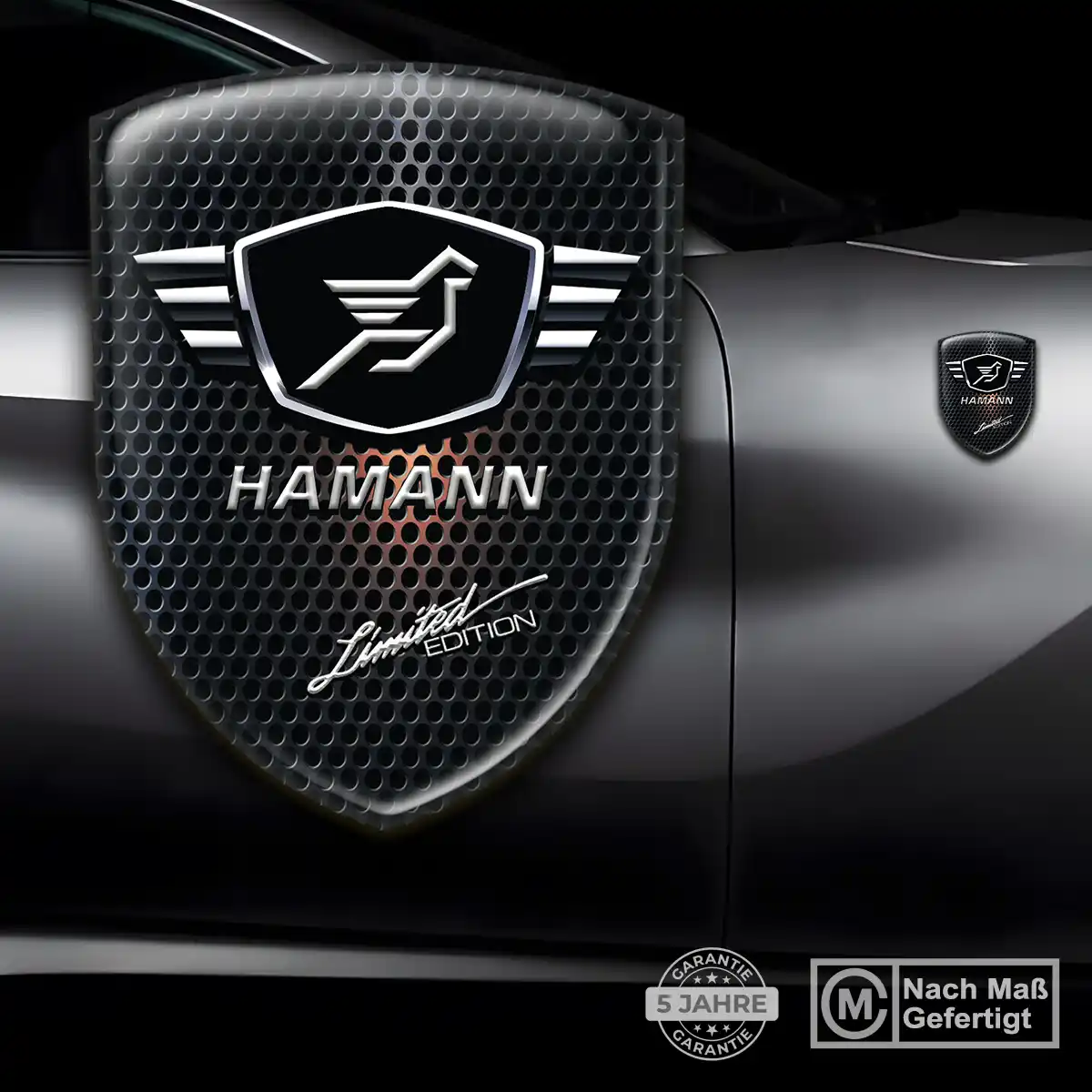 Hamann Emblem Wappen Aufkleber Überzeugende Qualität