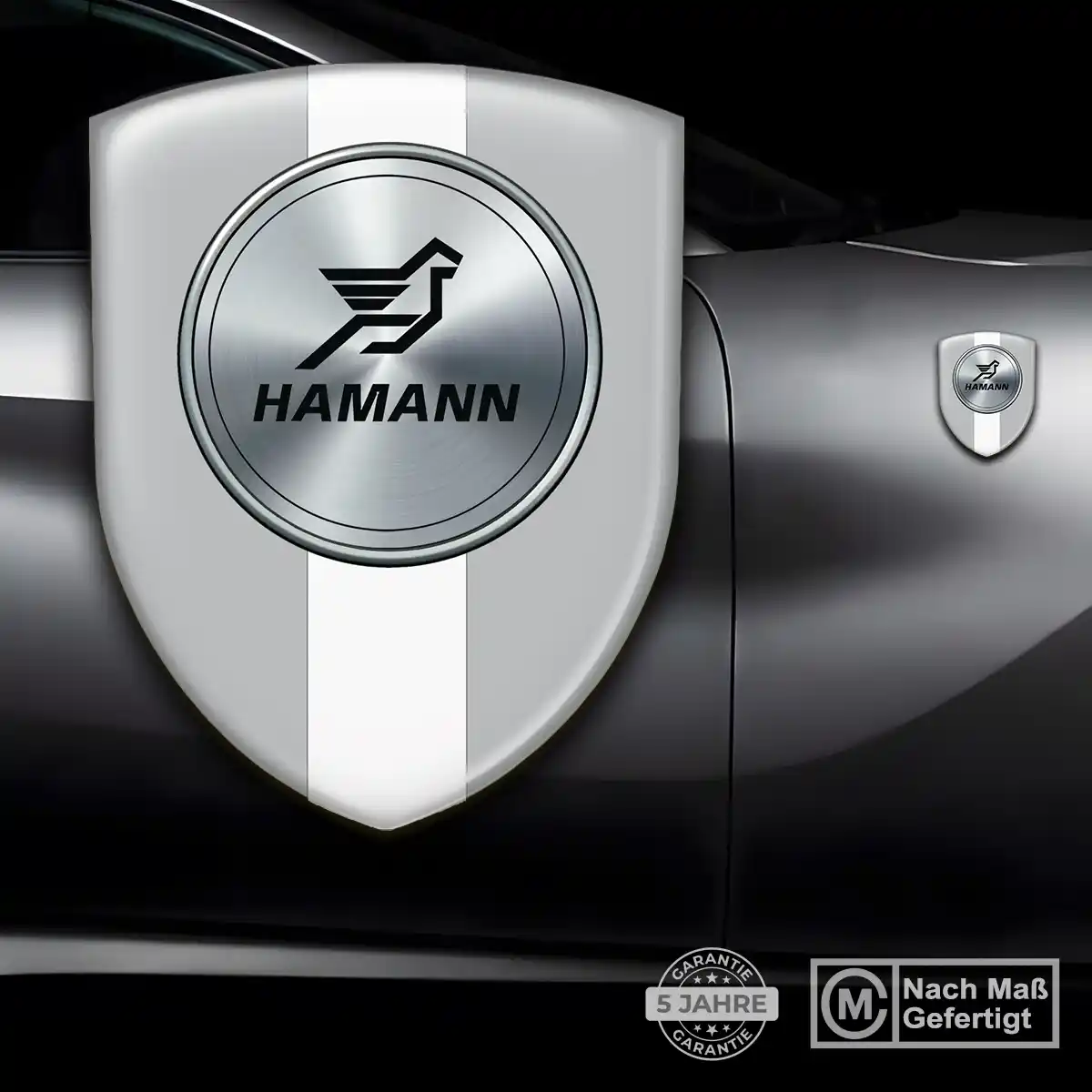 Hamann Emblem Wappen Aufkleber Elegantes Design