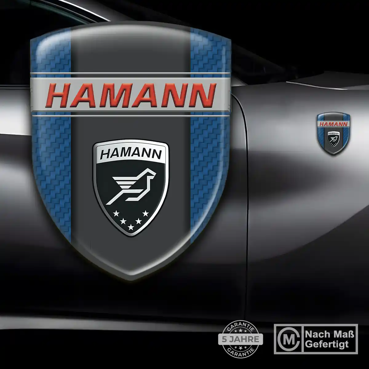 Hamann Emblem Wappen Aufkleber Erstklassige Qualität
