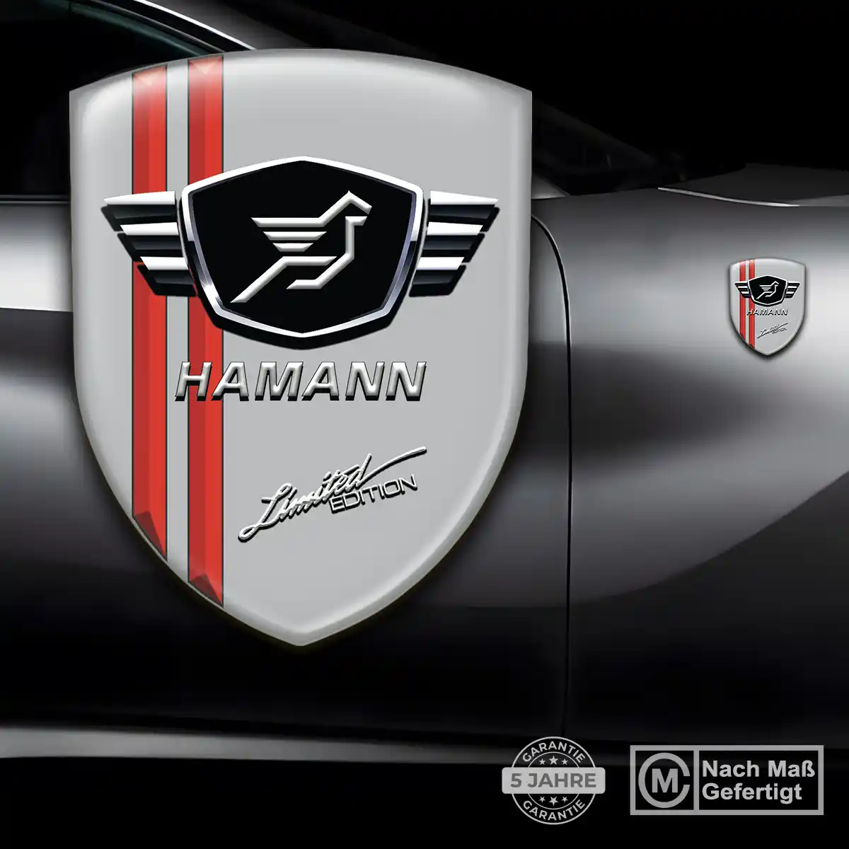 Hamann Emblem Wappen Aufkleber Exterieurdesign