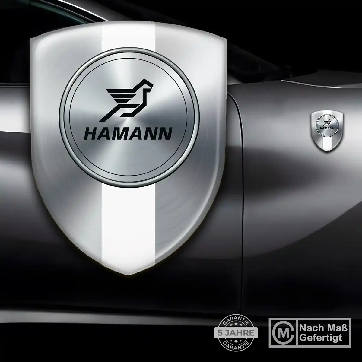 Hamann Emblem Wappen Aufkleber Interieurdesign