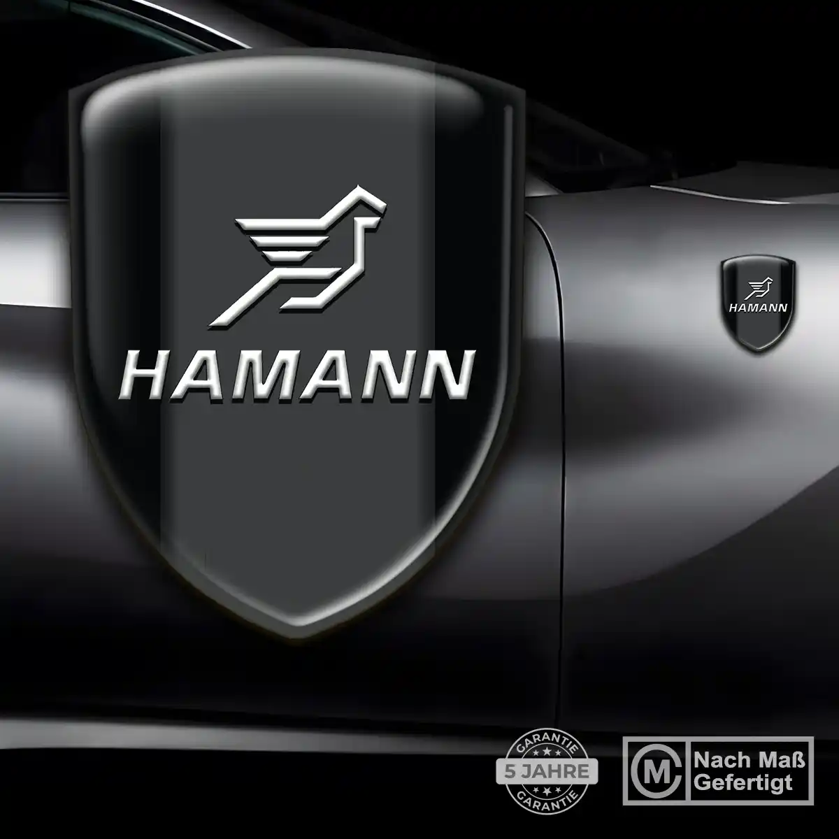 Hamann Emblem Wappen Aufkleber Luxus-Edition