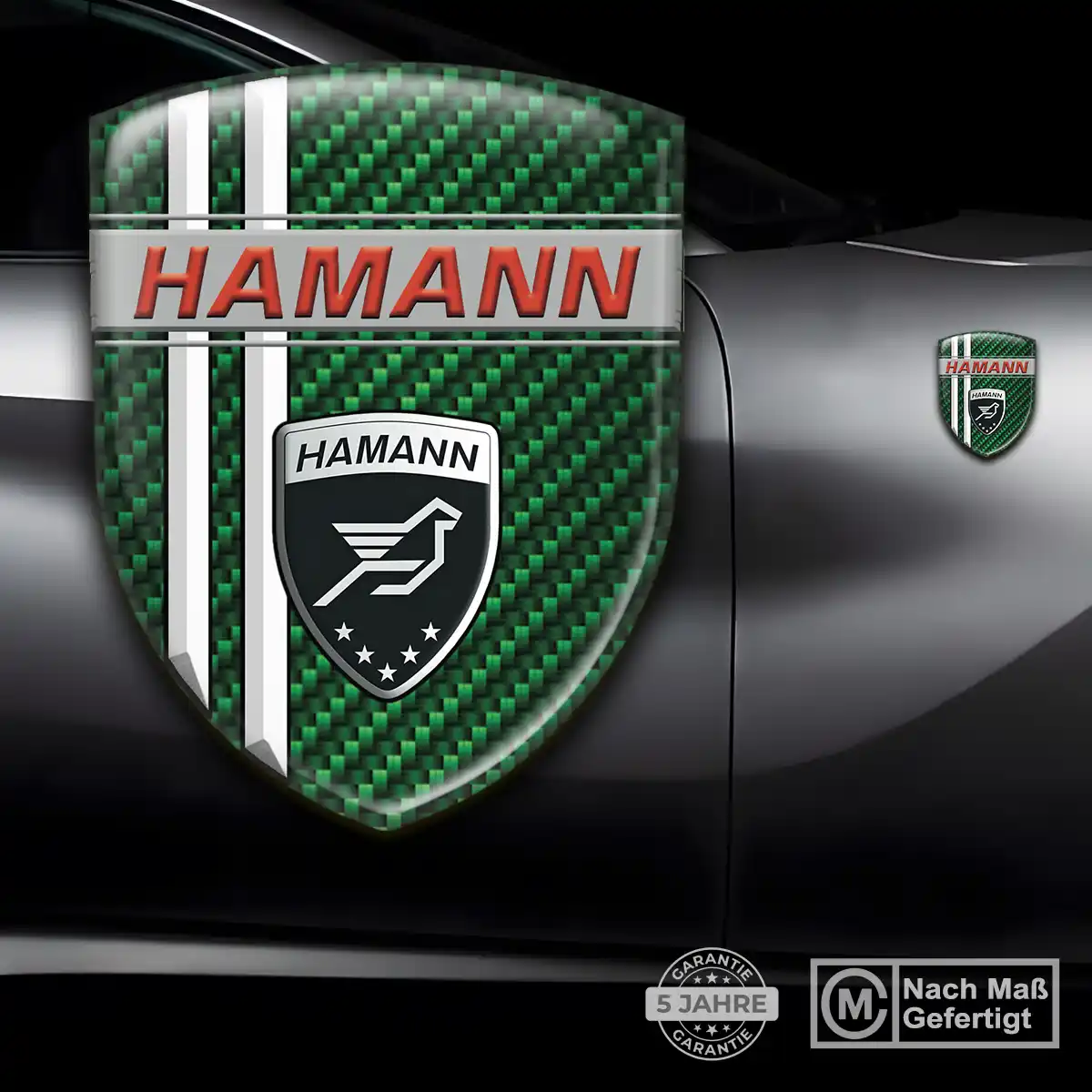 Hamann Emblem Wappen Aufkleber Markenedition