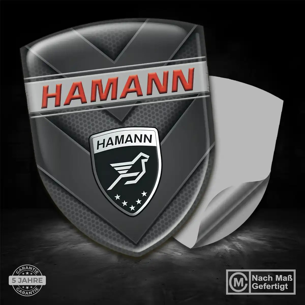 Hamann Emblem Wappen Aufkleber Modernes Design