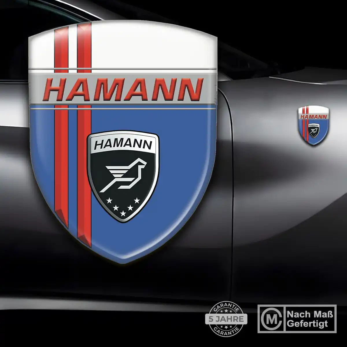 Hamann Emblem Wappen Aufkleber Premiumqualität