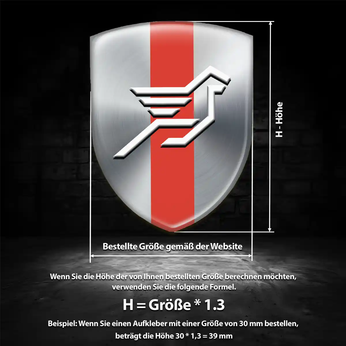 Hamann Emblem Wappen Aufkleber Spitzenqualität